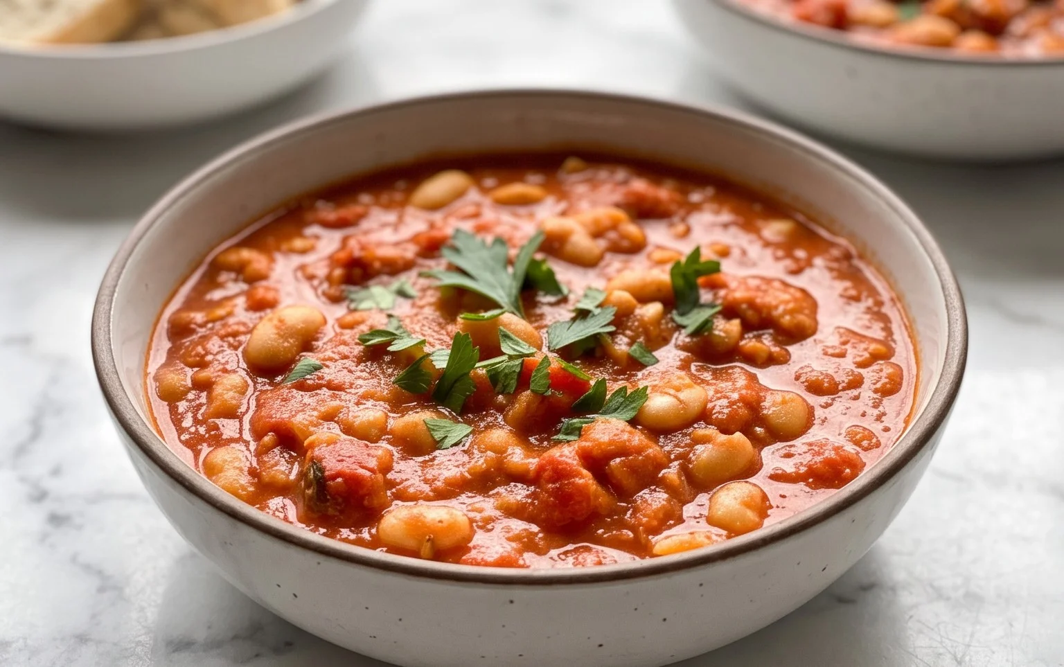 Ragoût Crémeux Haricots Blancs Tomates : Réconfort Végétarien