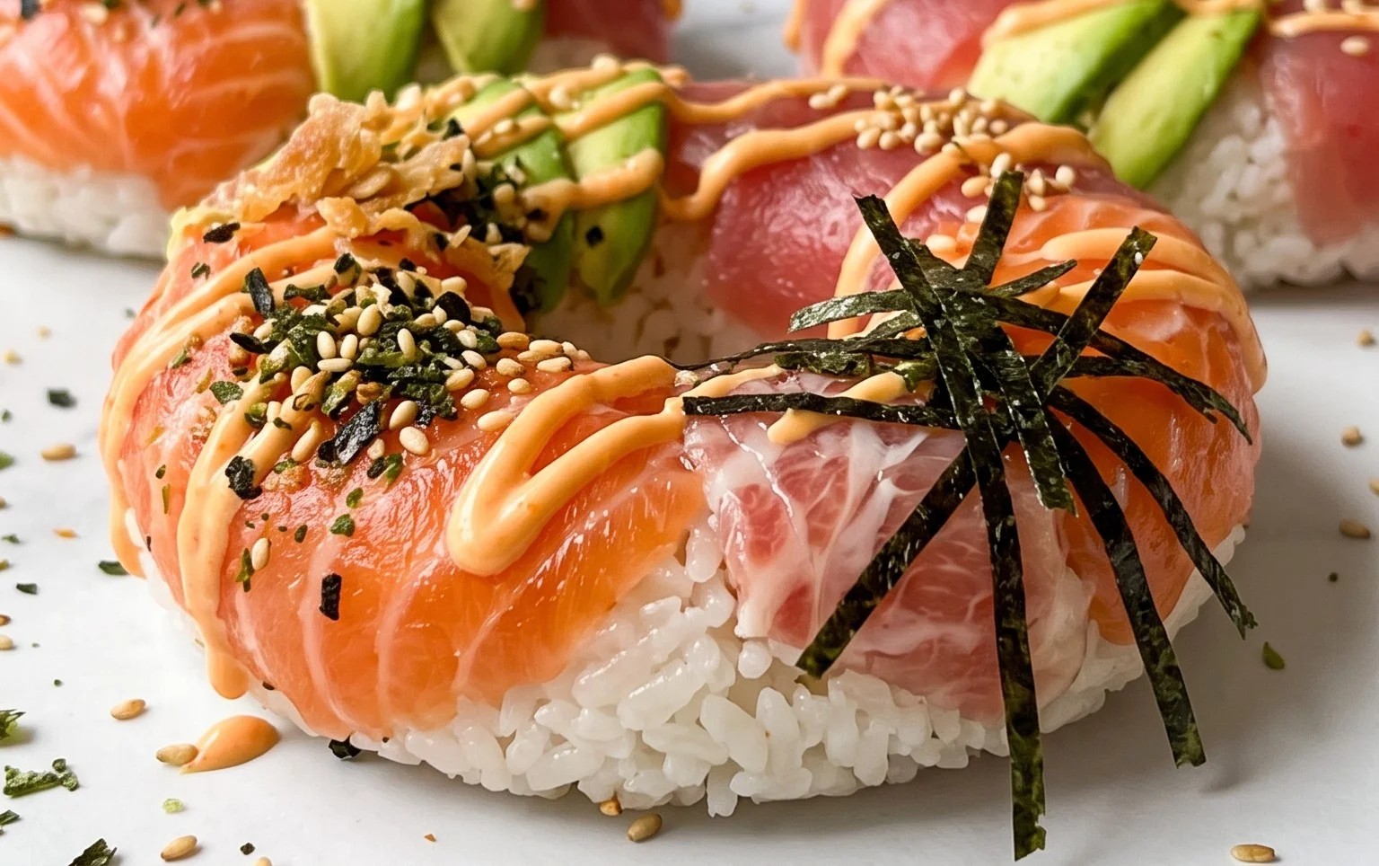 Sushi donuts